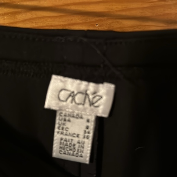 Fringed black skirt by Cache size 6 - Picture 2 of 4